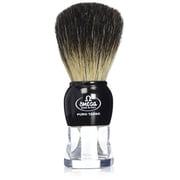 Omega 63167 Stripey 100% Pure Badger Shaving Brush with Stand Omega 63167 Stripey 100% Pure Badger Shaving Brush with Stand