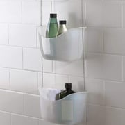 Umbra 022360-670 Bask, White Hanging Shower Caddy, Bathroom Storage And Organizer For Shampoo, Conditioner, Bath Supplies And Accessories, 11-1/4 Umbra 022360-670 Bask, White Hanging Shower Caddy, Bathroom Storage And Organizer For Shampoo, Conditioner, Bath Supplies And Accessories, 11-1/4