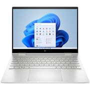 HP ENVY x360 2-in-1 Convertible Laptop - 12th Gen / Intel Core i7-1255U / 13inch WUXGA / 1TB SSD / 16GB RAM / Shared Intel UHD Graphics / Windows 11 Home / English & Arabic Keyboard / Silver / Middle East Version - [13-BF0000NE]