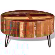 vidaXL Coffee Table Solid Reclaimed Wood Round vidaXL Coffee Table Solid Reclaimed Wood Round