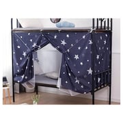 Bunk Bed Lower Deck Curtain 1pc Star Design