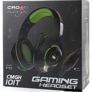 Crown CMGH 101 Over Ear Gaming Headset Black/Green Crown CMGH 101 Over Ear Gaming Headset Black/Green