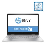 HP ENVY x360 15-BP103NE Convertible Touch Laptop - Core i7 1.8GHz 8GB 512GB 4GB Win10 15.6inch FHD Silver