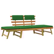 Vidaxl Garden Bench With Cushions 2-in-1 190 Cm Solid Acacia Wood Vidaxl Garden Bench With Cushions 2-in-1 190 Cm Solid Acacia Wood