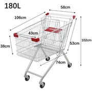 Ecvv Practical Shopping Cart For Groceries, Portable And Space-saving Trolley With Rolling Wheels (white) 180l… Ecvv Practical Shopping Cart For Groceries, Portable And Space-saving Trolley With Rolling Wheels (white) 180l…