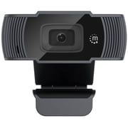 Manhattan 1080p USB Webcam 15m Black