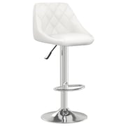Vidaxl Bar Stools 2 Pcs White Faux Leather Vidaxl Bar Stools 2 Pcs White Faux Leather