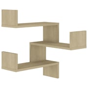 Vidaxl Wall Corner Shelves 2 Pcs Sonoma Oak 40x40x50 Cm Chipboard Vidaxl Wall Corner Shelves 2 Pcs Sonoma Oak 40x40x50 Cm Chipboard