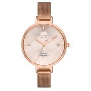 Omax Glamour Series Rose Gold Mesh Analog Watch For Women GMA01R88O Omax Glamour Series Rose Gold Mesh Analog Watch For Women GMA01R88O