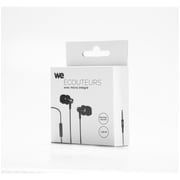 We Earphone With Mic 1.2M Black