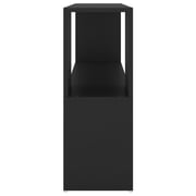 Vidaxl Book Cabinet Black 100x24x63 Cm Engineered Wood Vidaxl Book Cabinet Black 100x24x63 Cm Engineered Wood
