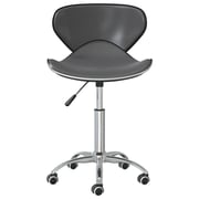 Vidaxl Swivel Dining Chairs 2 Pcs Grey Faux Leather Vidaxl Swivel Dining Chairs 2 Pcs Grey Faux Leather