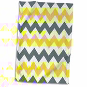 3dRose 3D Rose Blue Gray Yellow And White Chevrons, Towel, 15 3dRose 3D Rose Blue Gray Yellow And White Chevrons, Towel, 15