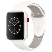 Apple Watch Edition GPS + Cellular 38mm White Ceramic Case with Soft White/Pebble Sport Band Apple Watch Edition GPS + Cellular 38mm White Ceramic Case with Soft White/Pebble Sport Band