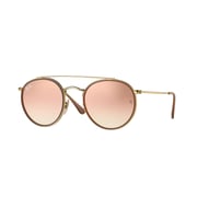 Ray-Ban Round Gold Sunglasses Unisex RB3647N 001/70 Ray-Ban Round Gold Sunglasses Unisex RB3647N 001/70