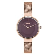 Lee Cooper Rose Gold Metal Women Watch LC06631.480