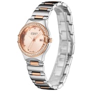 Ecstacy Women's Multi Function Rose Gold Dial Watch - E6512-KBKK Ecstacy Women's Multi Function Rose Gold Dial Watch - E6512-KBKK