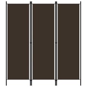 Vidaxl 3-panel Room Divider Brown 150x180 Cm Vidaxl 3-panel Room Divider Brown 150x180 Cm
