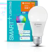 Ledvance Led Lamp, Base: E27, Rgbw, 20006500 K, 10 W, Replacement For 60 W Incandescent Bulb, Smart+ Classic Multicolour [energy Class A]