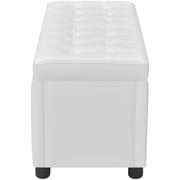 Vidaxl Storage Ottoman Artificial Leather White Vidaxl Storage Ottoman Artificial Leather White