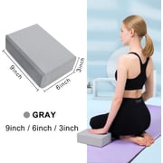 ULTIMAX 2 Pack Yoga Blocks High Density EVA Foam Brick Soft Non-Slip Surface Exercise Bricks Stability and Balance for Exercise, Yoga, Pilates, Meditation, Aid Balance- Assorted Color