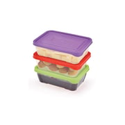 Mini Food Box Rectangular 3 Pcs Set - 15X11X5 Cm