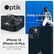 Spigen GLAStR Optik Camera Lens Screen Protector designed for iPhone 14 and iPhone 14 PLUS (2022) - Crystal Clear [2 Pack]