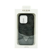 Guess 4G Double Card Triangle Hard Case For Iphone 14 Pro Black