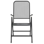 Vidaxl Folding Garden Chairs 4 Pcs Expanded Metal Mesh Anthracite Vidaxl Folding Garden Chairs 4 Pcs Expanded Metal Mesh Anthracite