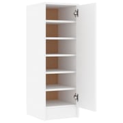 vidaXL Shoe Cabinet White 32x35x92 cm Engineered Wood