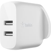 Belkin Boost↑Charge™ Dual Usb-A Wall Charger 24W + Usb-A To Usb-C® 1M Cable, White Belkin Boost↑Charge™ Dual Usb-A Wall Charger 24W + Usb-A To Usb-C® 1M Cable, White