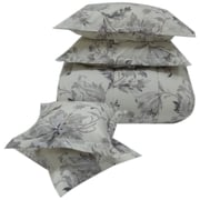 AIWA AI-809-9/180TC King Comforter Set 240x260cm Poly Cotton Print Brown AIWA AI-809-9/180TC King Comforter Set 240x260cm Poly Cotton Print Brown