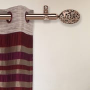 Story@Home 1.2 inch Expandable Curtain Rod with Swirl and Brackets 51 Story@Home 1.2 inch Expandable Curtain Rod with Swirl and Brackets 51