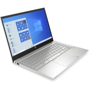 HP Pavilion 14-DV0002NE Laptop - Core i7 2.8GHz 16GB 1TB 2GB Win10Home 14inch FHD Silver English/Arabic Keyboard