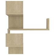 Vidaxl Wall Corner Shelf Sonoma Oak 40x40x50 Cm Chipboard Vidaxl Wall Corner Shelf Sonoma Oak 40x40x50 Cm Chipboard