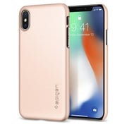 Spigen Thin Fit Designed For Apple Iphone X Cover/case - Blush Gold Spigen Thin Fit Designed For Apple Iphone X Cover/case - Blush Gold