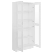 vidaXL Vitrine Cabinet White 82.5x30.5x185.5 cm Engineered Wood vidaXL Vitrine Cabinet White 82.5x30.5x185.5 cm Engineered Wood