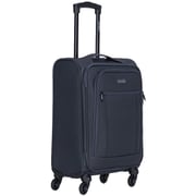 VIPTOUR VT-A380 Light Weight Polyester Jacquard Number Lock Single Trolley Luggage, Navy - 20 Inches VIPTOUR VT-A380 Light Weight Polyester Jacquard Number Lock Single Trolley Luggage, Navy - 20 Inches