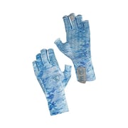Buff Pelagic Camo, Aqua Gloves, Small, Blue Buff Pelagic Camo, Aqua Gloves, Small, Blue