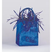 Unique- Mini Gift Bag Royal Blue Prism Balloon Weight