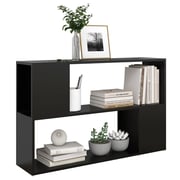 Vidaxl Book Cabinet Black 100x24x63 Cm Engineered Wood Vidaxl Book Cabinet Black 100x24x63 Cm Engineered Wood