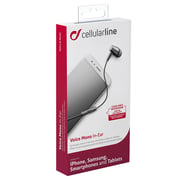 Cellular Line Wired Mono In Ear Headset Black