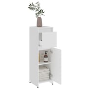 vidaXL Bathroom Cabinet White 30x30x95 cm Engineered Wood