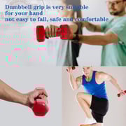 H Pro Vinyl Coated Hand Weight Dumbbell - 1kg Pair H Pro Vinyl Coated Hand Weight Dumbbell - 1kg Pair