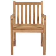 vidaXL Outdoor Chairs 8 pcs Solid Teak Wood vidaXL Outdoor Chairs 8 pcs Solid Teak Wood