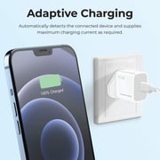Promate Power Delivery Wall Charger 15cm White Promate Power Delivery Wall Charger 15cm White