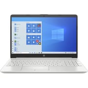 HP Notebook 15-dw3005wm Laptop Core i5-1135G7 2.40GHz 8GB 512GB SSD Intel Iris Xe Graphics Win10 Home 15.6inch FHD Silver English/Arabic Keyboard