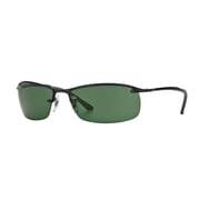Rayban Rb3183-006/71 Size 63 Black Metal Unisex Sunglasses Rayban Rb3183-006/71 Size 63 Black Metal Unisex Sunglasses