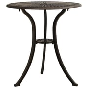 vidaXL Garden Table Bronze 62x62x65 cm Cast Aluminium vidaXL Garden Table Bronze 62x62x65 cm Cast Aluminium