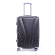 Para John ABS Luggage Travel Trolley With 4 Wheels 3pcs Set Grey